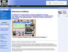 Tablet Screenshot of midata.dk